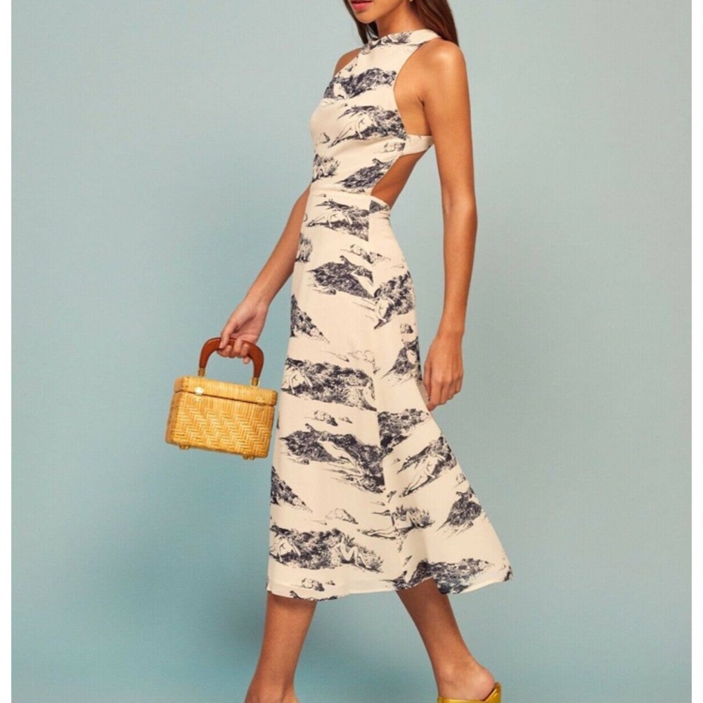 NEW NWT Reformation Harleen Paradiso Print Dress